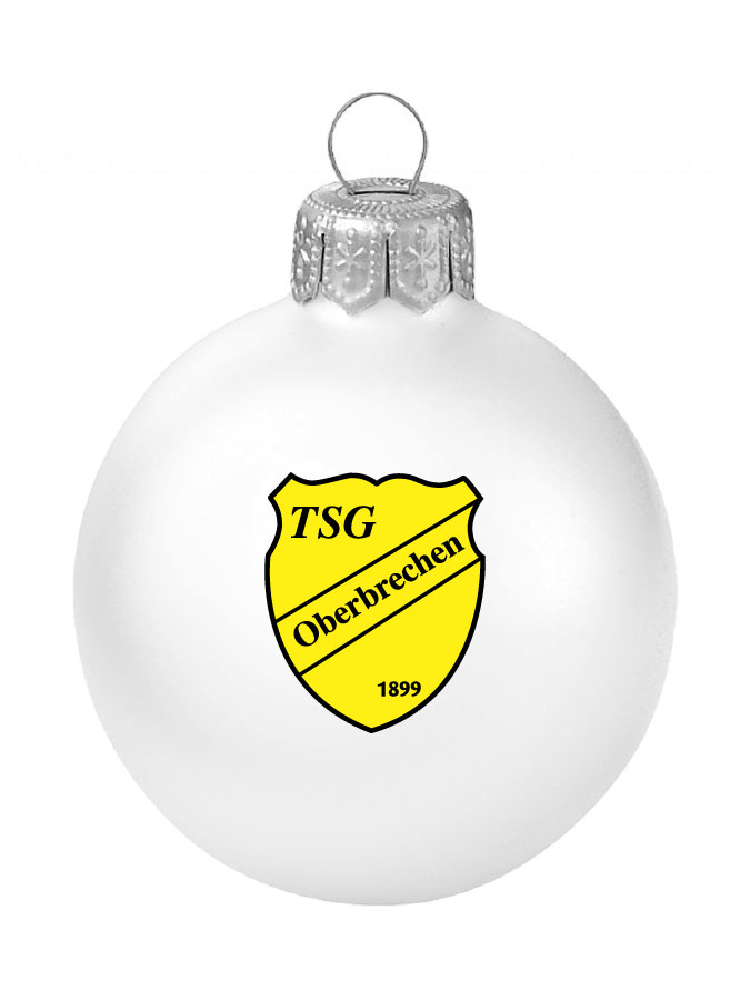 Weihnachtskugel Logo 8cm