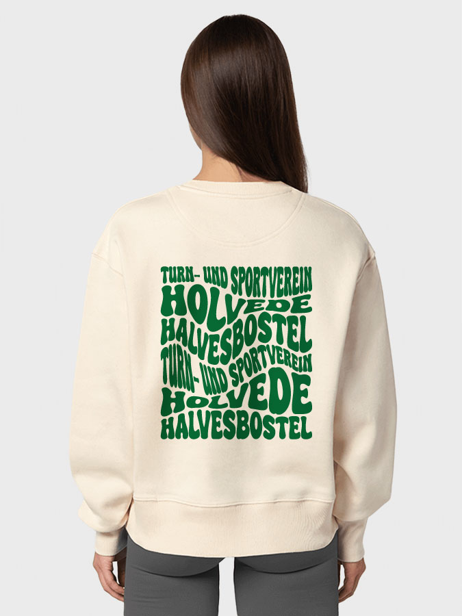 Oversized Sweater Wavy Damen