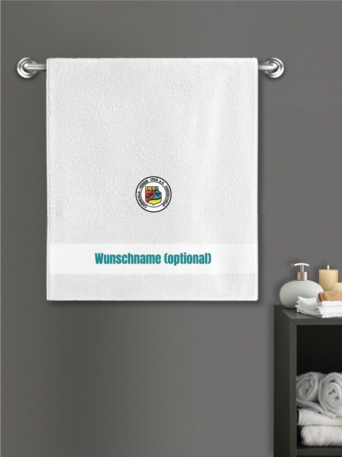 Badehandtuch Team Sticklogo