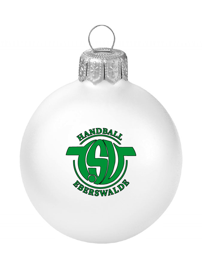 Weihnachtskugel Logo 8cm