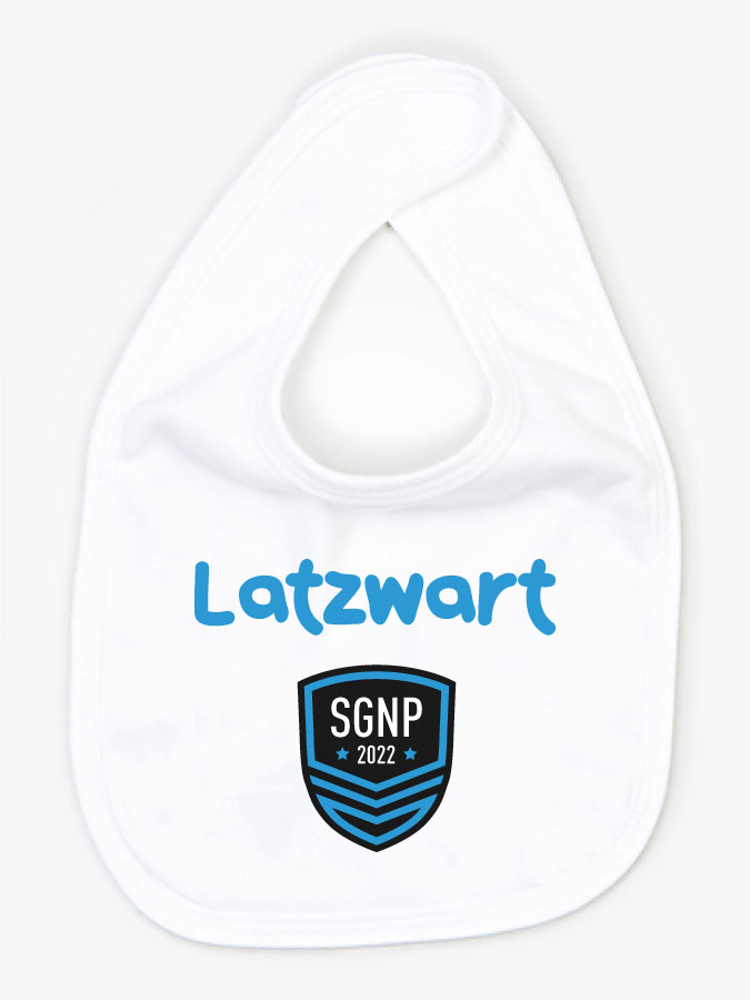 Babylätzchen Latzwart