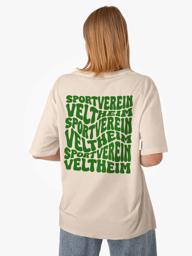 Oversized Shirt Wavy Damen