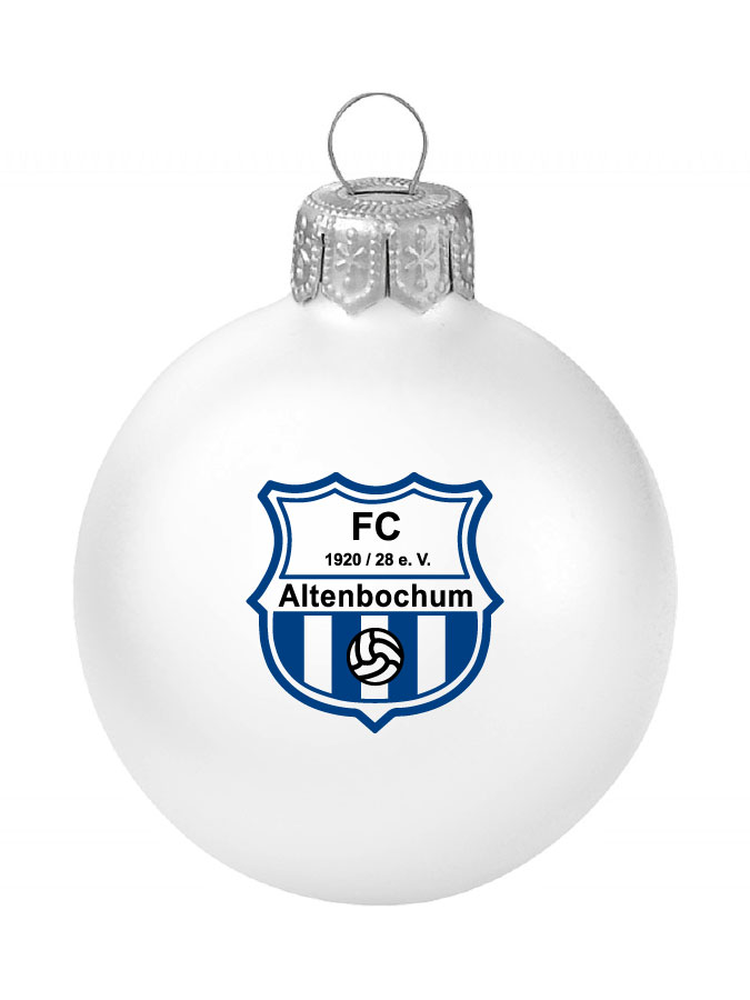 Weihnachtskugel Logo 8cm