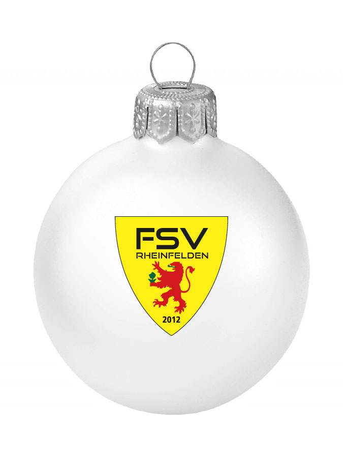 Weihnachtskugel Logo 8cm