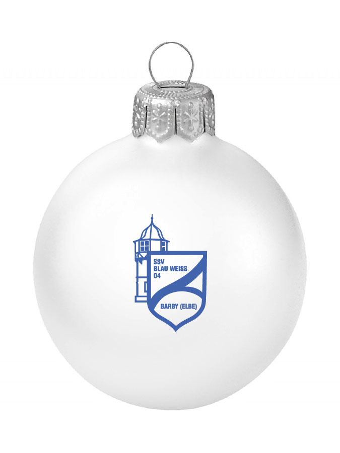 Weihnachtskugel Logo 8cm