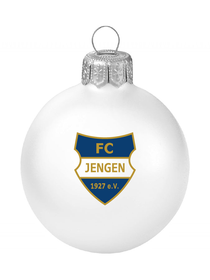 Weihnachtskugel Logo 8cm
