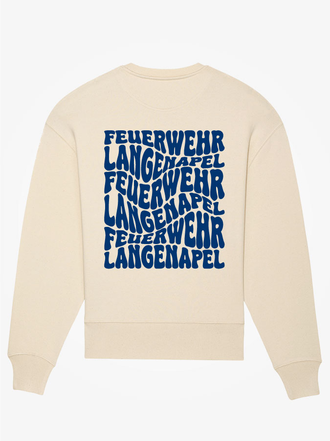 Sweatshirt Oversized Wavy Herren