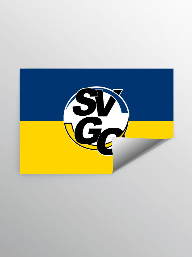 Aufkleber DIN A7 Logo