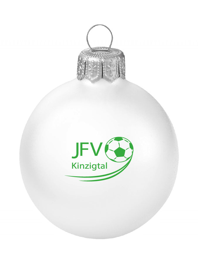 Weihnachtskugel Logo 8cm