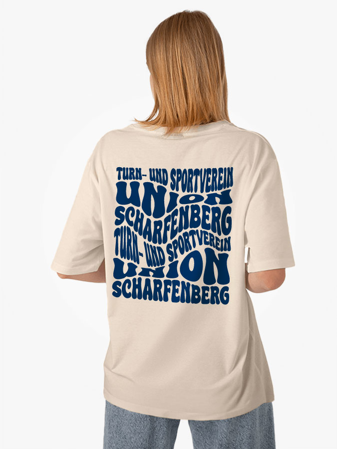 Oversized Shirt Wavy Damen
