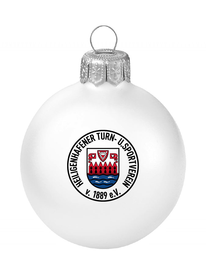 Weihnachtskugel Logo 8cm