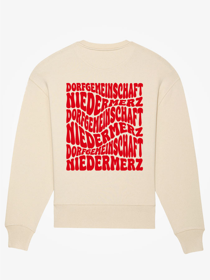 Sweatshirt Oversized Wavy Herren