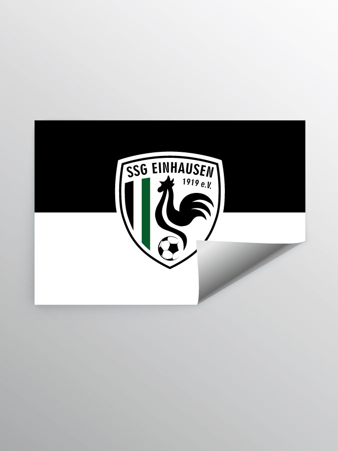 Aufkleber DIN A7 Logo