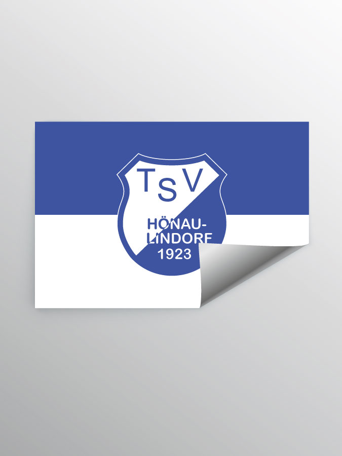 Aufkleber DIN A7 Logo