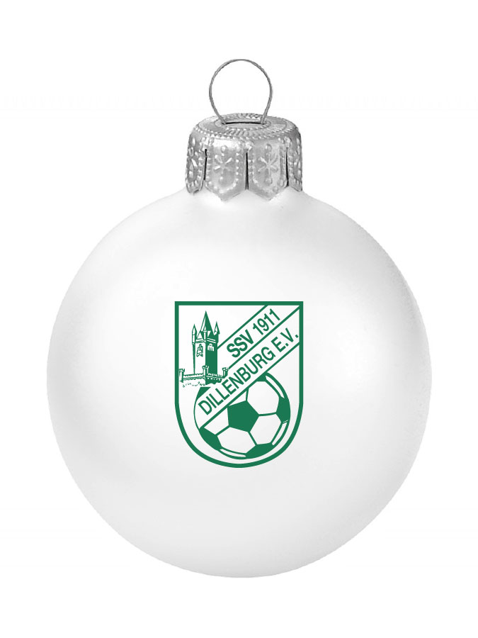 Weihnachtskugel Logo 8cm
