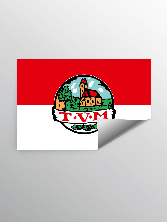 Aufkleber DIN A7 Logo