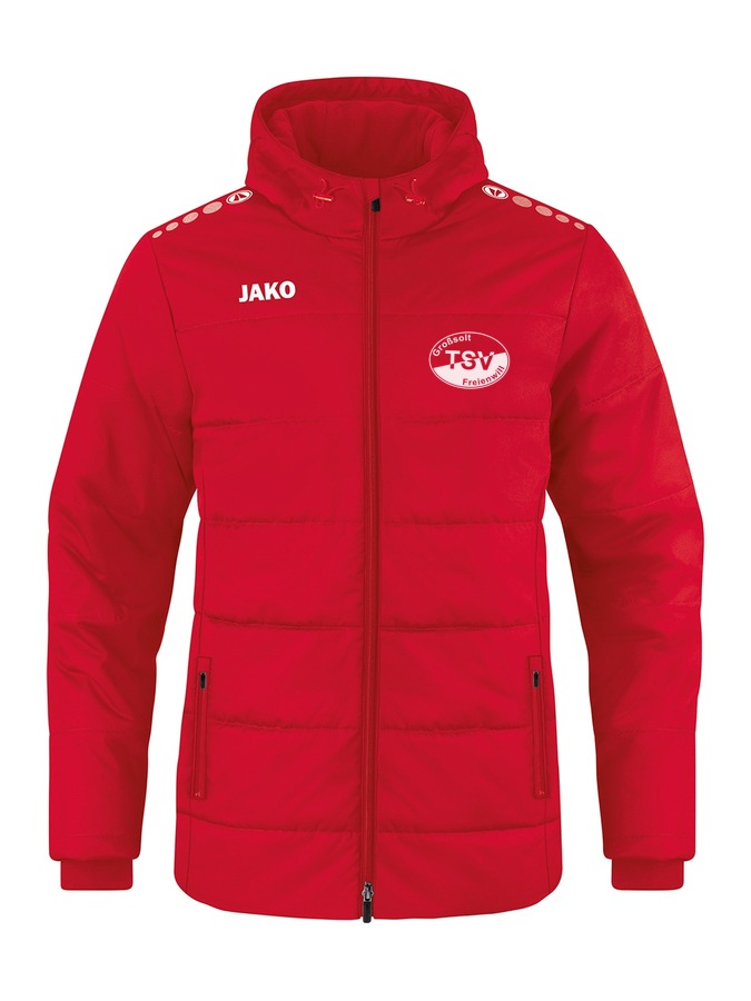 Jako Coachjacke Team mit Kapuze