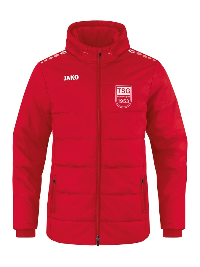 Jako Coachjacke Team mit Kapuze