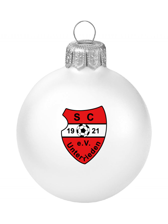 Weihnachtskugel Logo 8cm