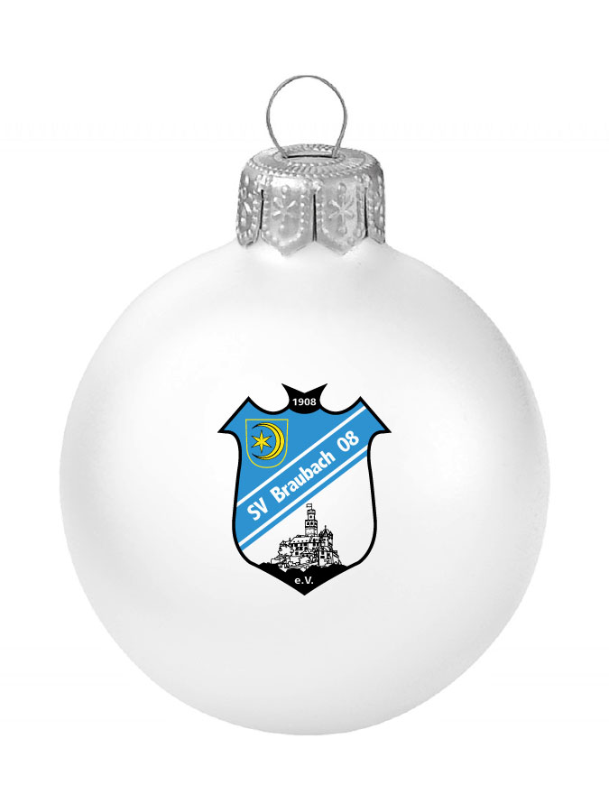 Weihnachtskugel Logo 8cm