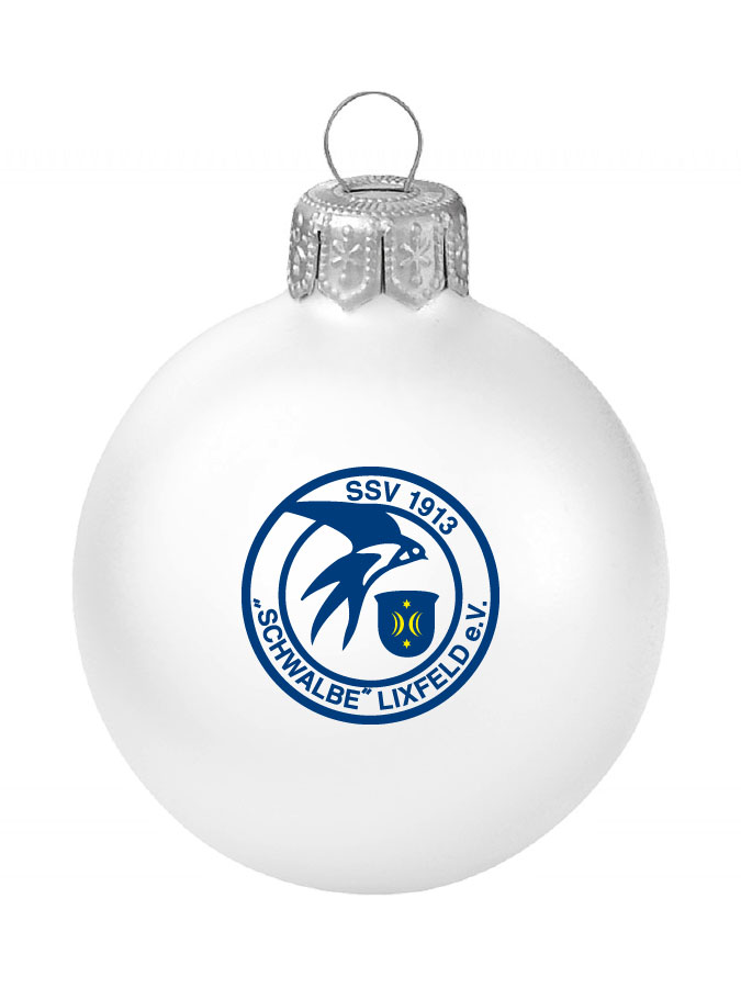 Weihnachtskugel Logo 8cm