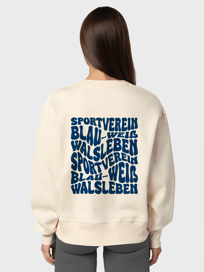 Oversized Sweater Wavy Damen