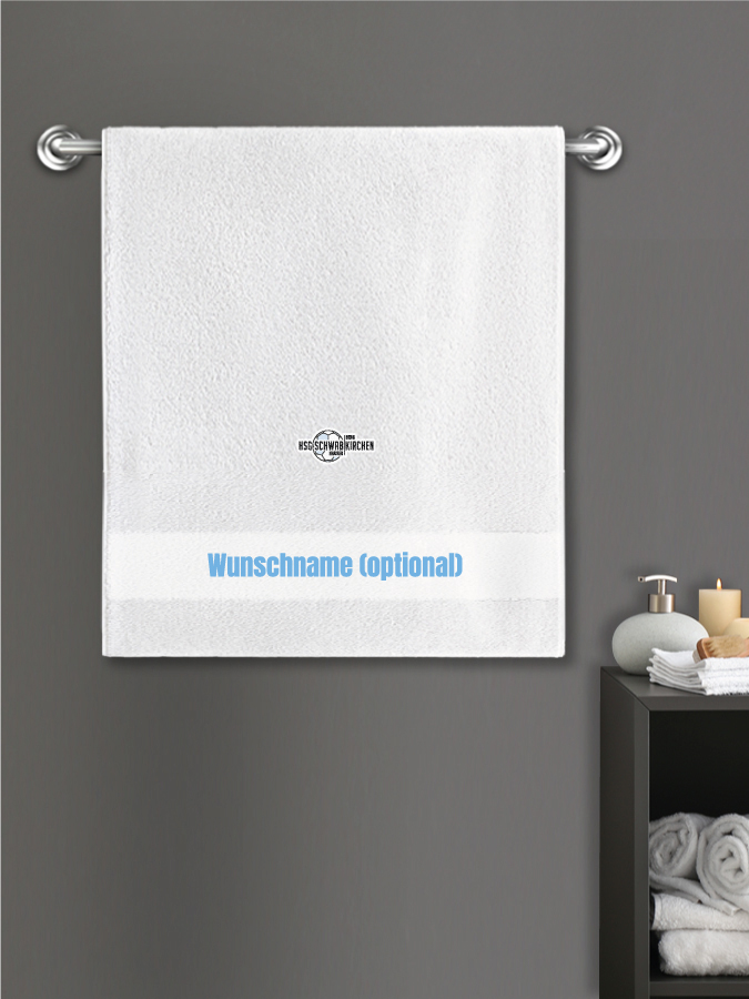 Badehandtuch Team Sticklogo