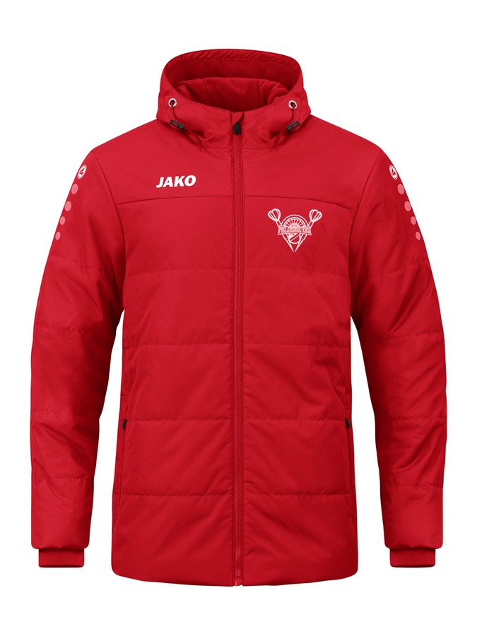 Jako Coachjacke Team mit Kapuze