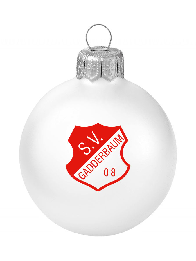 Weihnachtskugel Logo 8cm
