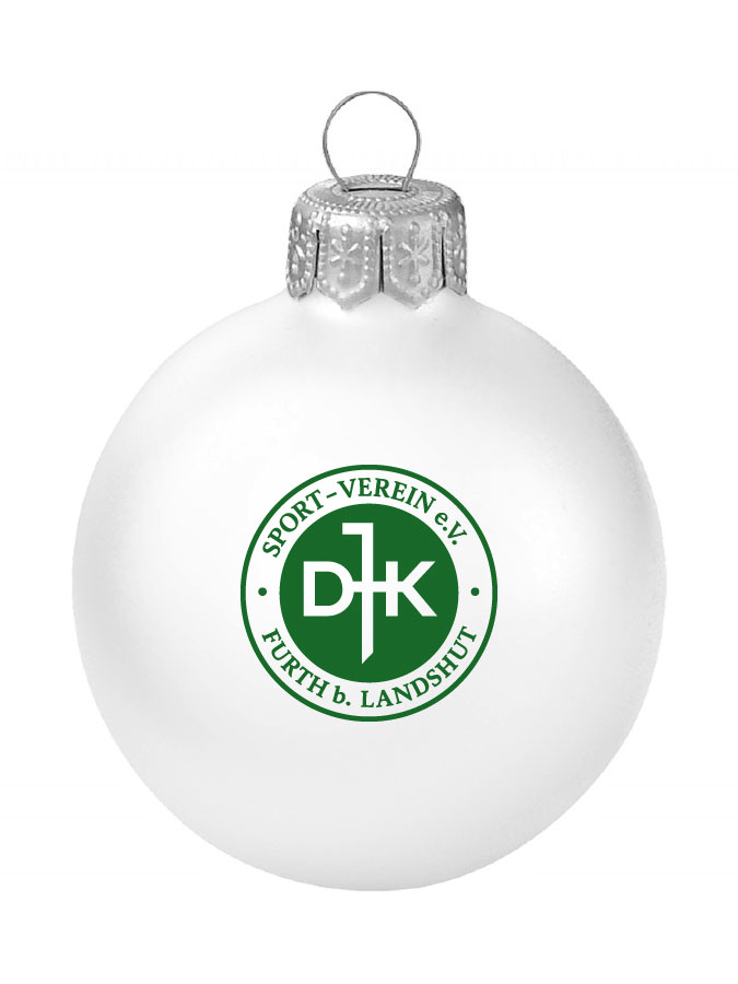 Weihnachtskugel Logo 8cm