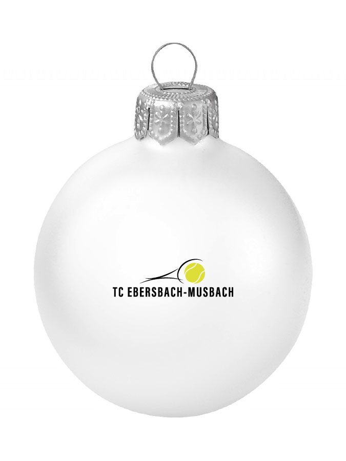 Weihnachtskugel Logo 8cm