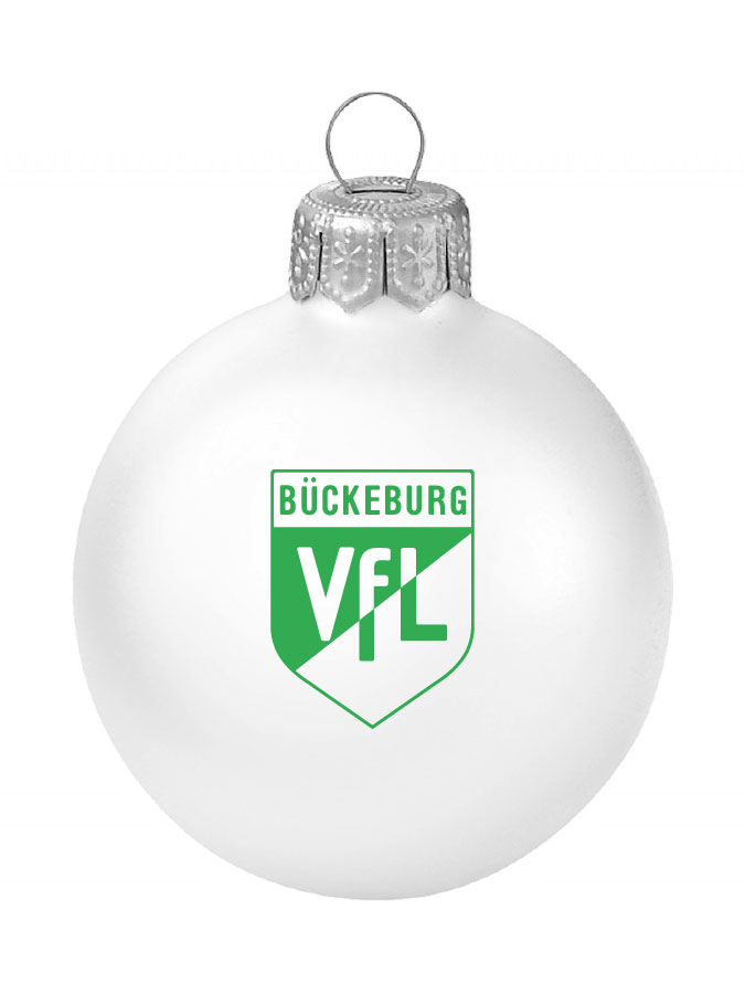 Weihnachtskugel Logo 8cm