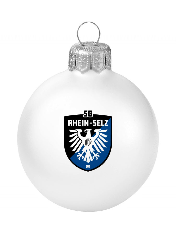Weihnachtskugel Logo 8cm