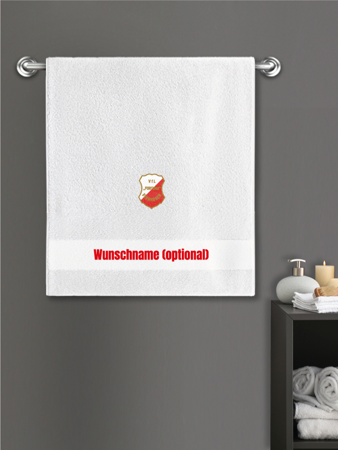 Badehandtuch Team Sticklogo