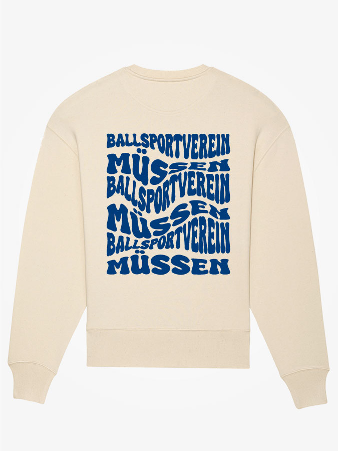 Oversized Sweater Wavy Herren