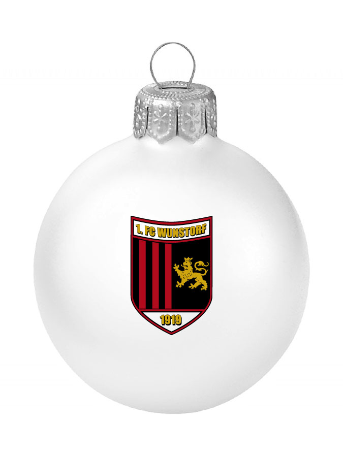 Weihnachtskugel Logo 8cm