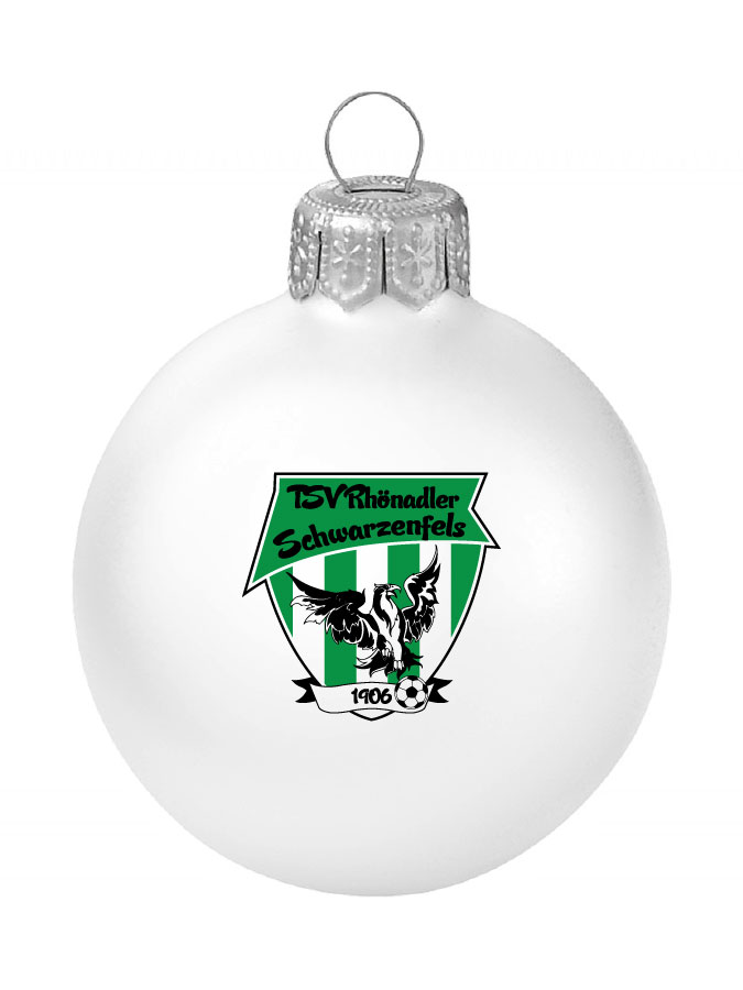 Weihnachtskugel Logo 8cm