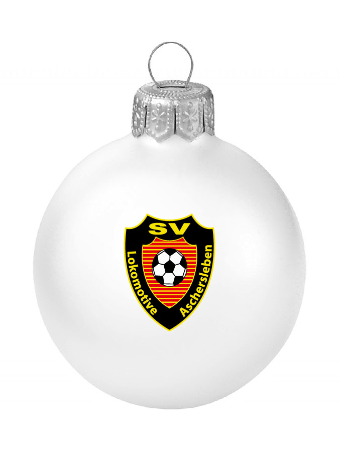 Weihnachtskugel Logo 8cm