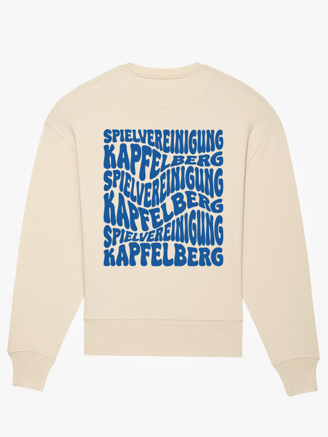 Sweatshirt Oversized Wavy Herren