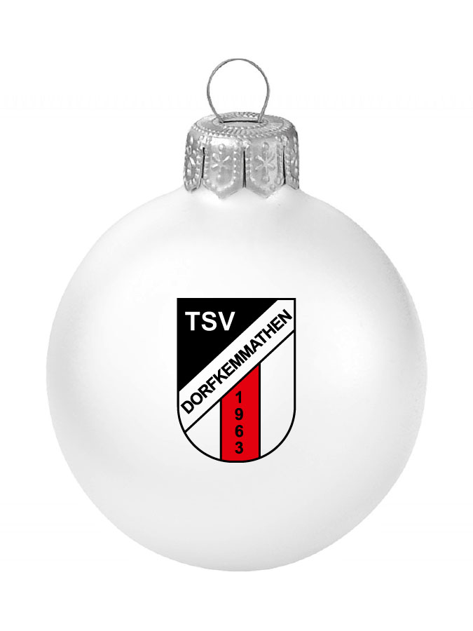 Weihnachtskugel Logo 8cm