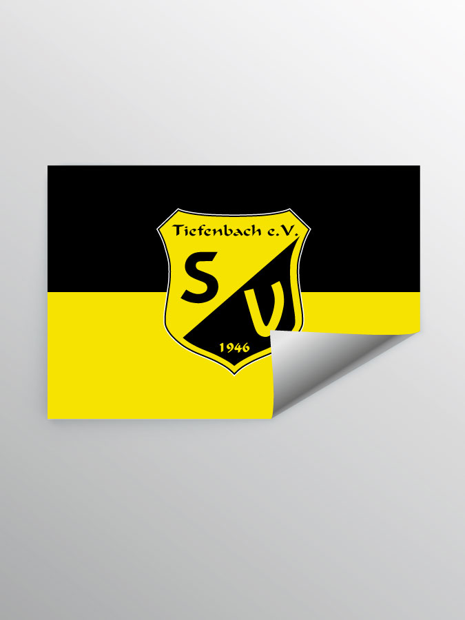 Aufkleber DIN A7 Logo