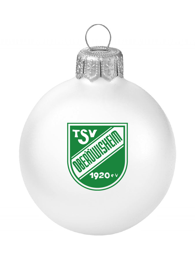 Weihnachtskugel Logo 8cm