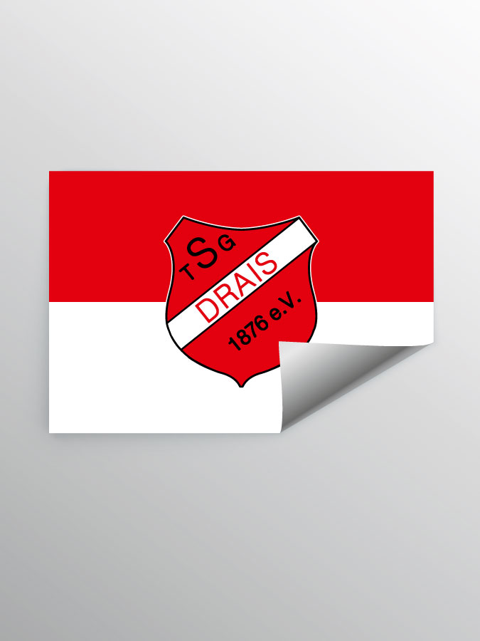 Aufkleber DIN A7 Logo