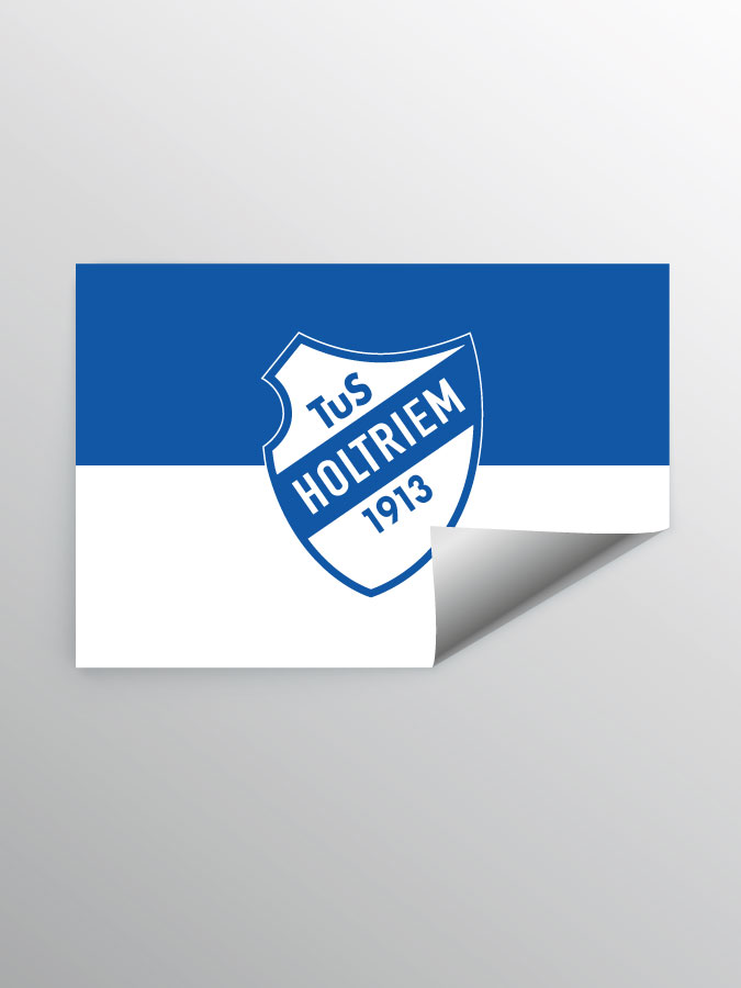 Aufkleber DIN A7 Logo
