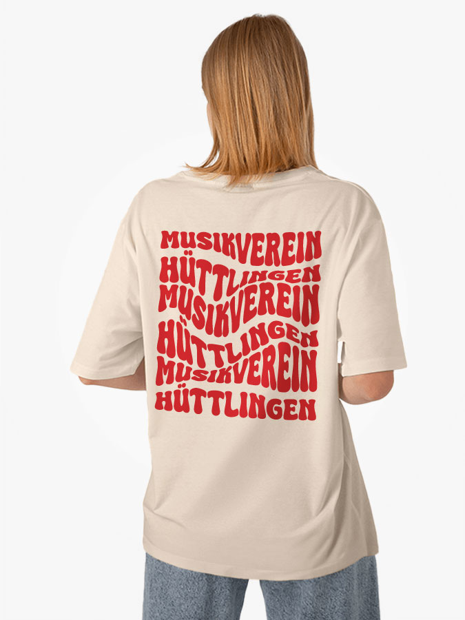 T-Shirt Oversized Wavy Unisex