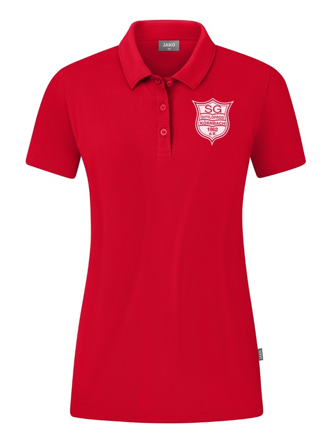 Jako Poloshirt Organic Stretch Damen