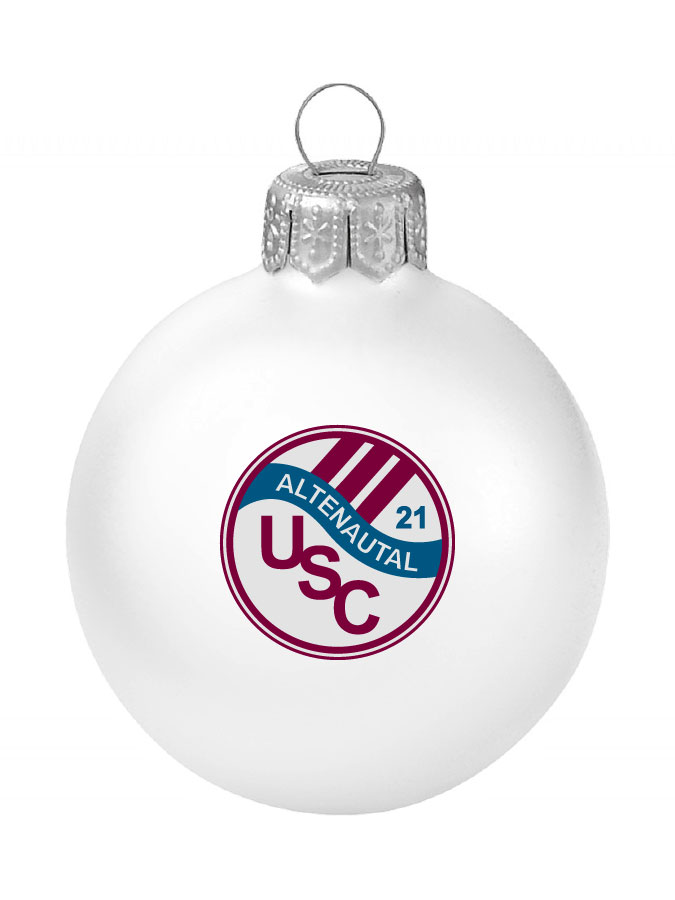 Weihnachtskugel Logo 8cm