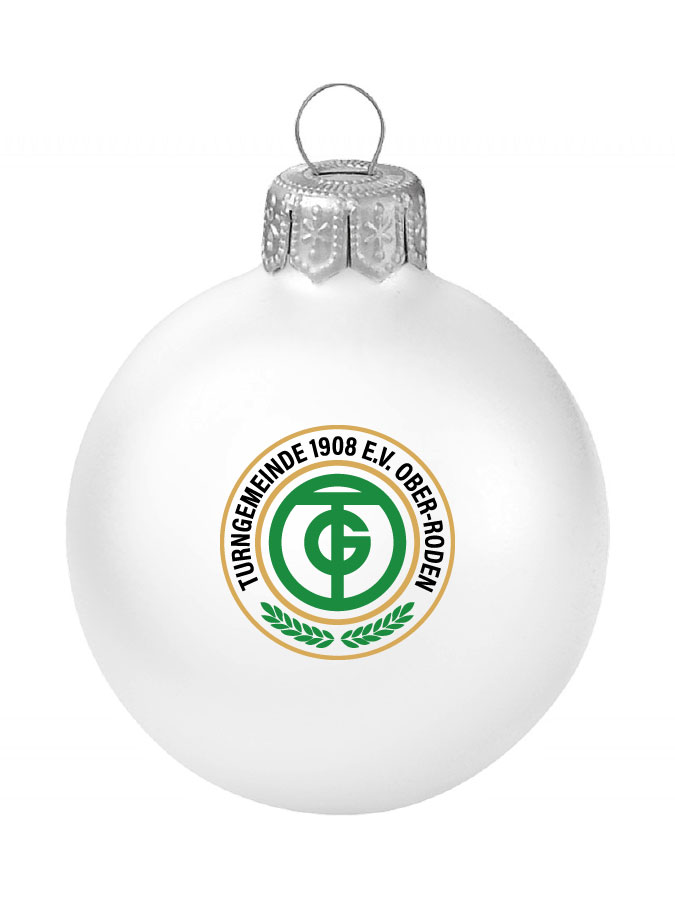 Weihnachtskugel Logo 8cm