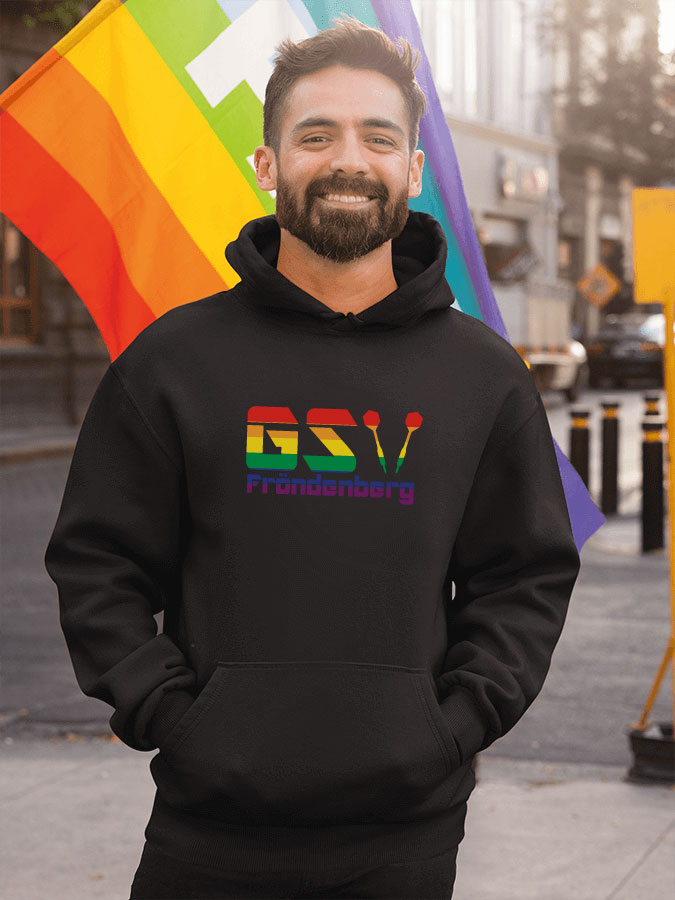 Hoodie Rainbow Herren