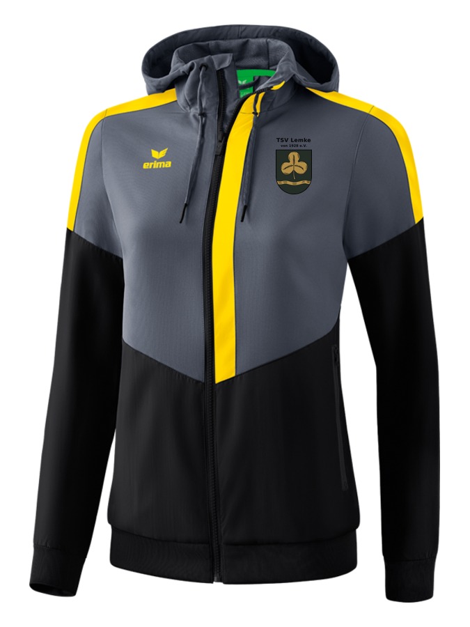 Erima Squad Tracktop Jacke mit Kapuze Damen